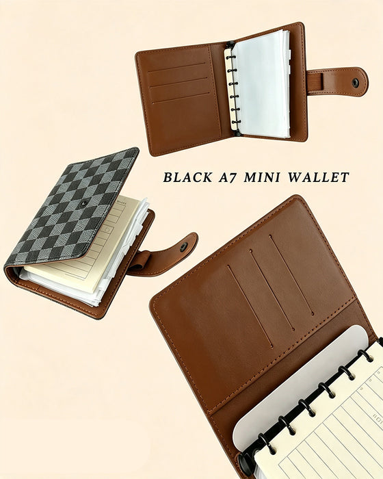 Cahier Damier Planificateur Rechargeable