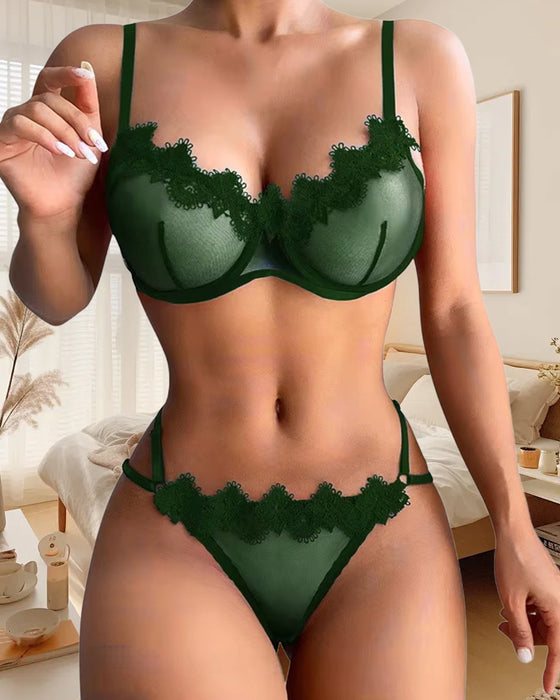 Pyjama Fin Maille Dentelle