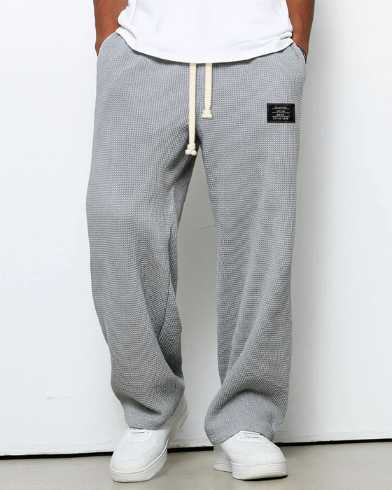 Pantalon Large Homme Confortable Avec Taille Ajustable