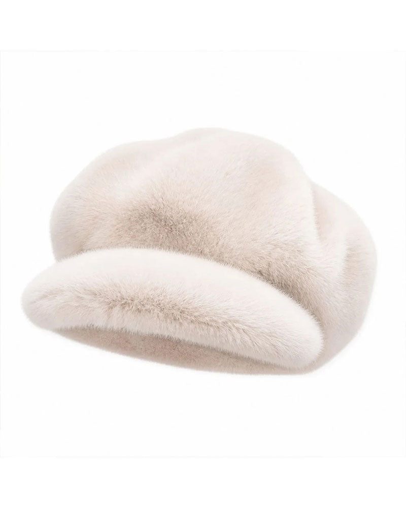 Bonnet Nuage En Fausse Fourrure