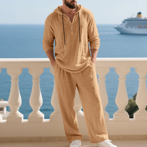 Ensemble Deux-Pièces Mode Homme Décontracté Long