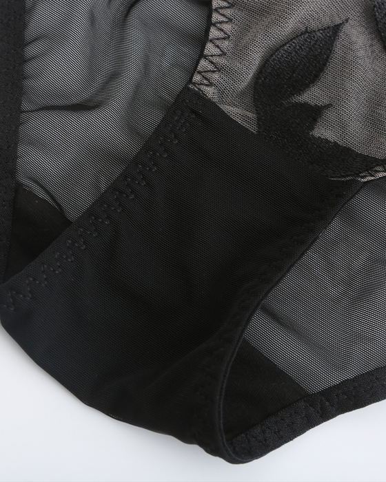 Soutien-gorge Femme Ultra Fin Sexy Rose Broderie Dentelle