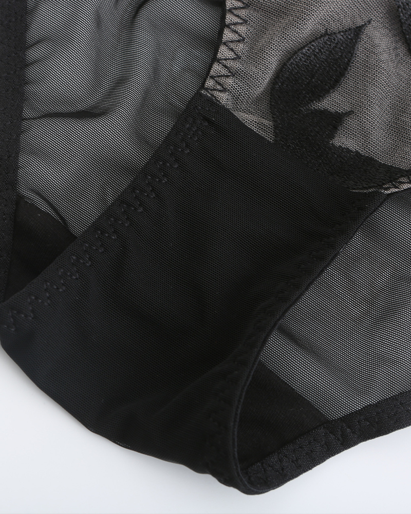 Soutien-gorge Femme Ultra Fin Sexy Rose Broderie Dentelle