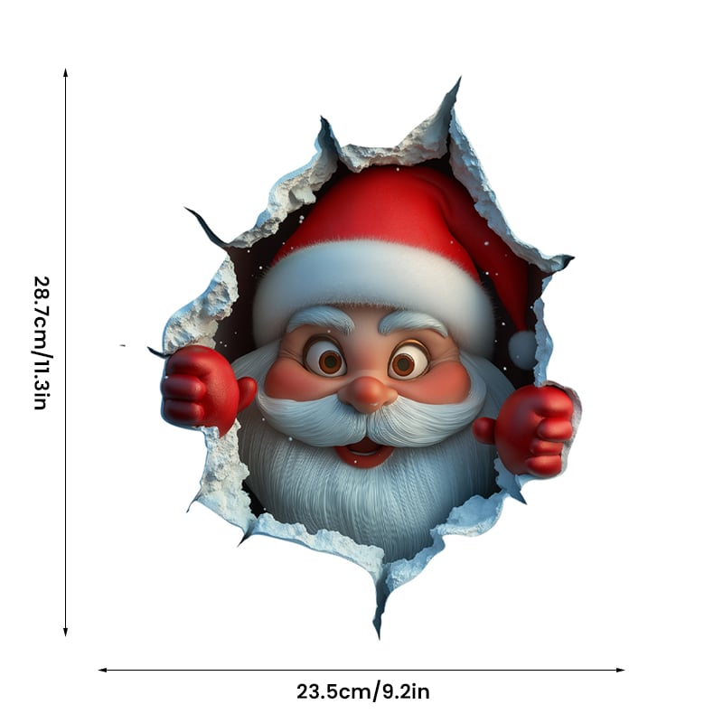 Ensemble d’Autocollants Muraux Père Noël