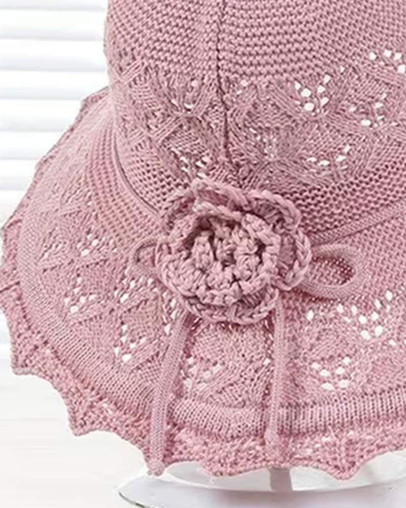 Chapeau Femme Fleur Au Crochet Pêcheur