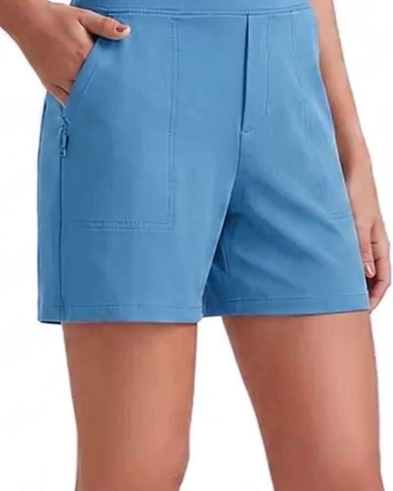 Short Taille Haute Athlétique Course