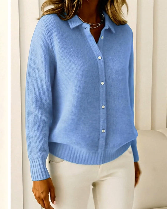 Gilet Mode À Col À Revers Avec Bouton