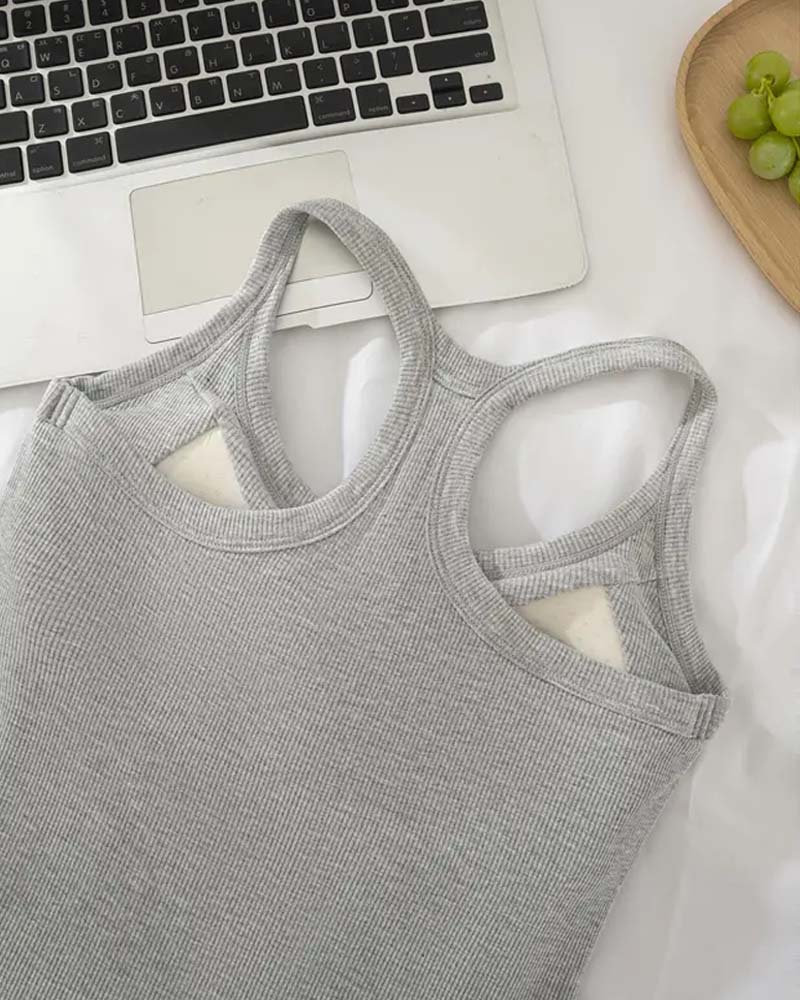 Débardeur Soutien-Gorge Intégré Côtes Unie
