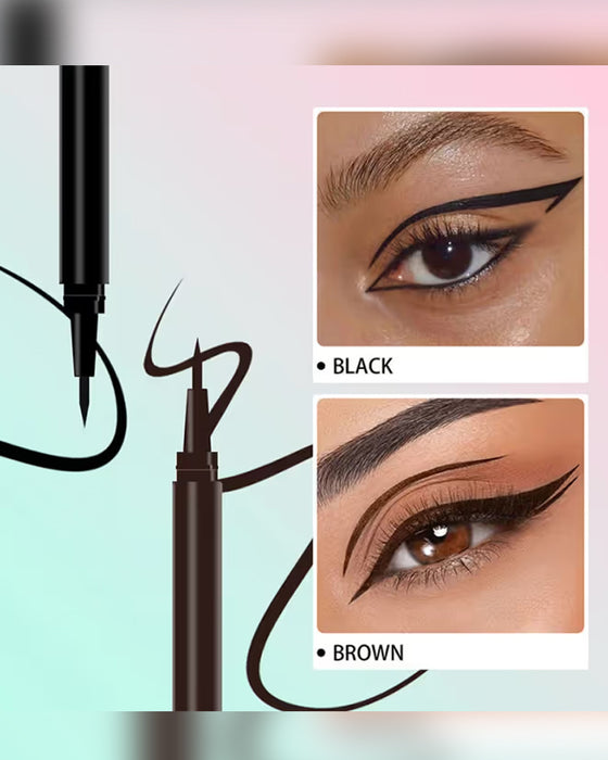 Eyeliner Liquide Imperméable Pointe Ultra-Fine Séchage Rapide