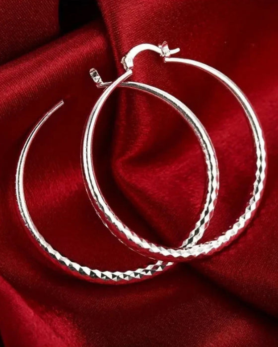 Boucles D'oreilles Femme Taille Diamant