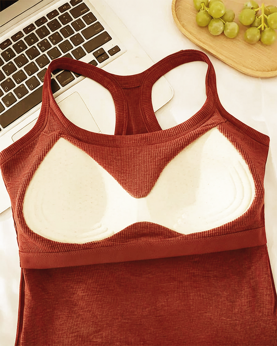 Débardeur Soutien-Gorge Intégré Côtes Unie