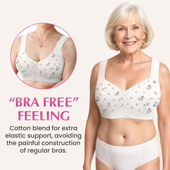 Soutien-Gorge Confortable Et Pratique Avec Bouton Devant