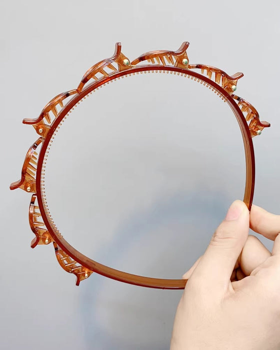 Coiffure Bandeau Avec Pinces