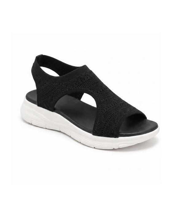 Sandales Ouvertures D’Orteil Tissu Flyknit