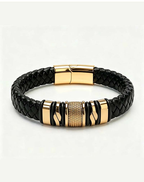Bracelet En Cuir Premium Pour Hommes