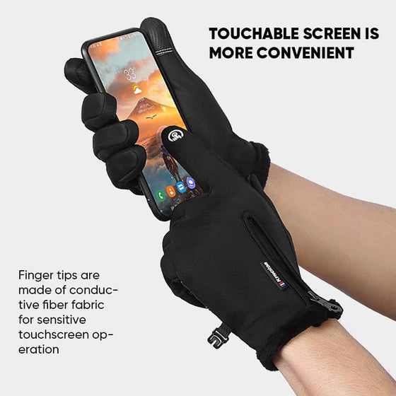 Gants Hiver Écran Tactile Coupe-Vent