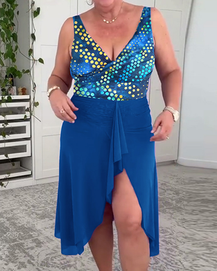 Maillot De Bain Imprimé À Pois Hanche