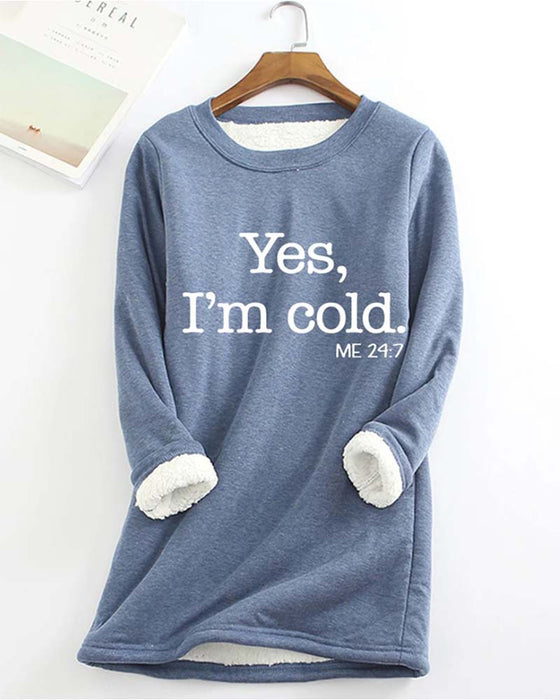 Pantalon décontracté en polaire imprimé lettres