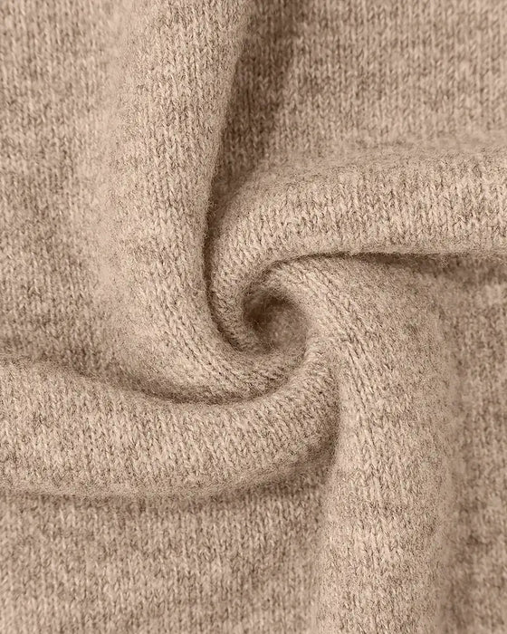 Pull Col Montant Imprimé Contrasté