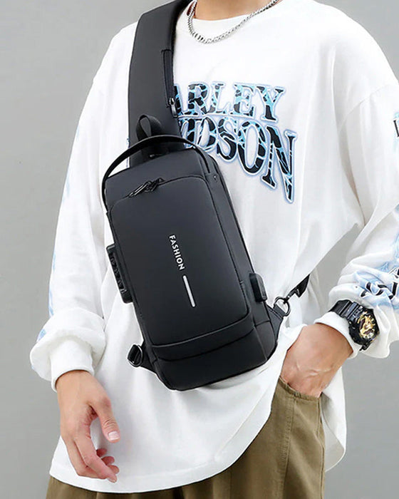 Sac de poitrine antivol avec mot de passe