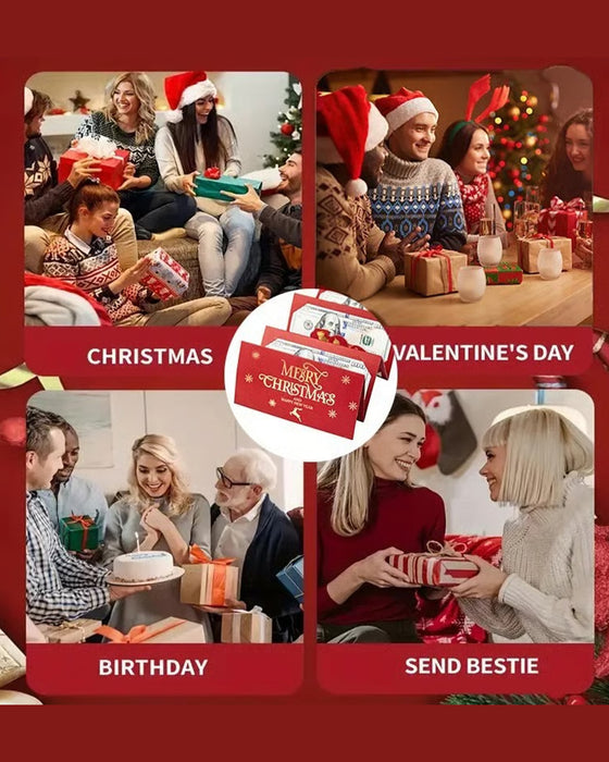 Enveloppe Cadeau Argent De Noël