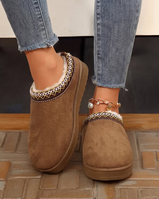 Femme Chaussons Slip-On