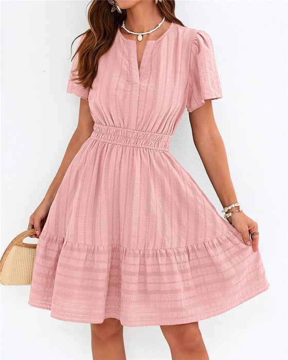 Robe Col V Coupe A
