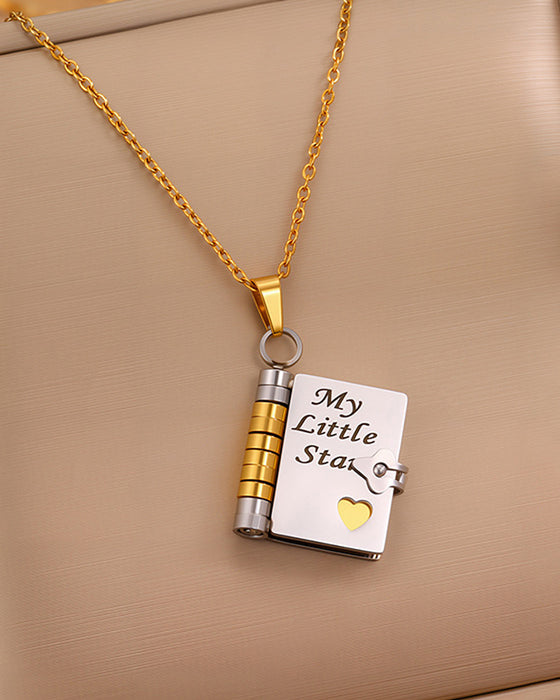 💥💥Collier Mon Petit Étoile Livre