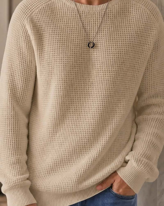 Pullover Homme Élégant Décontracté Tricoté