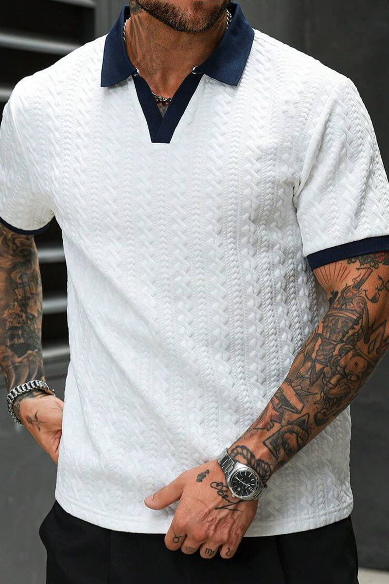 Chemise Homme Jacquard Tissé