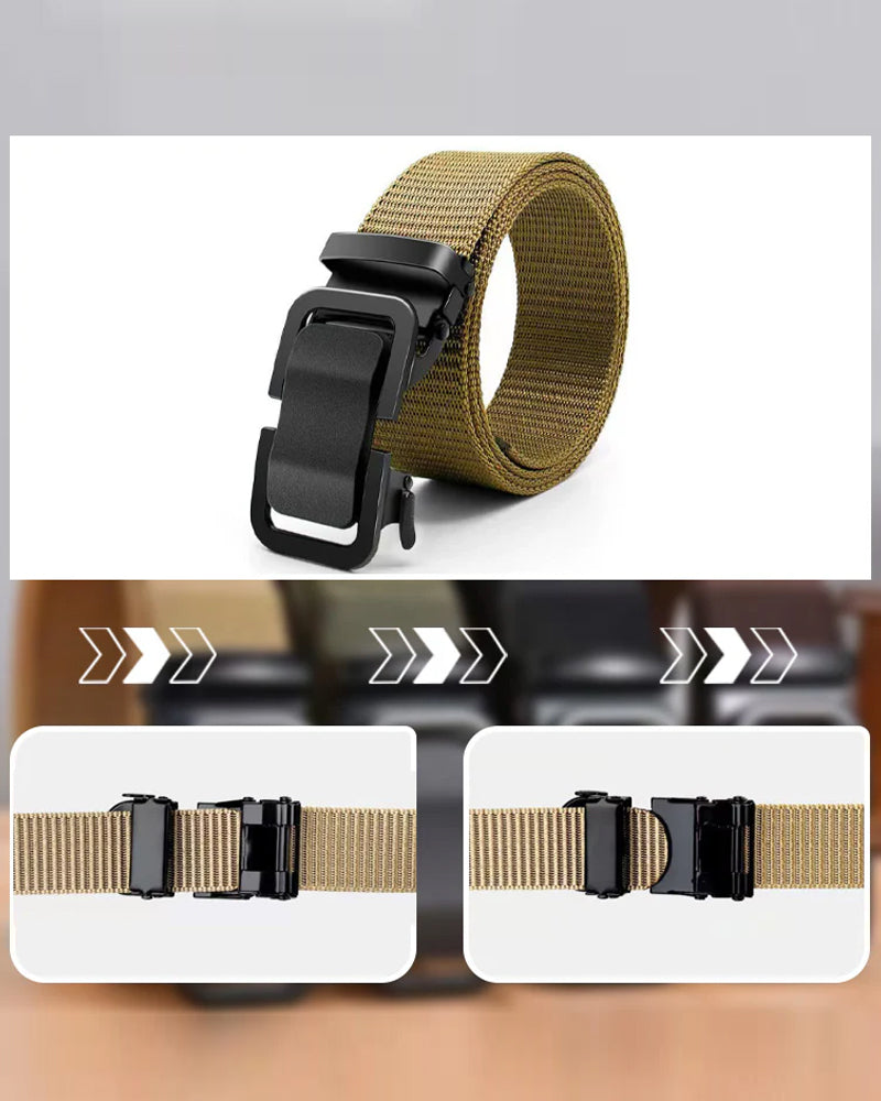 Ceinture Tactique Nylon pour Homme - Boucle Durable & Taille Ajustable