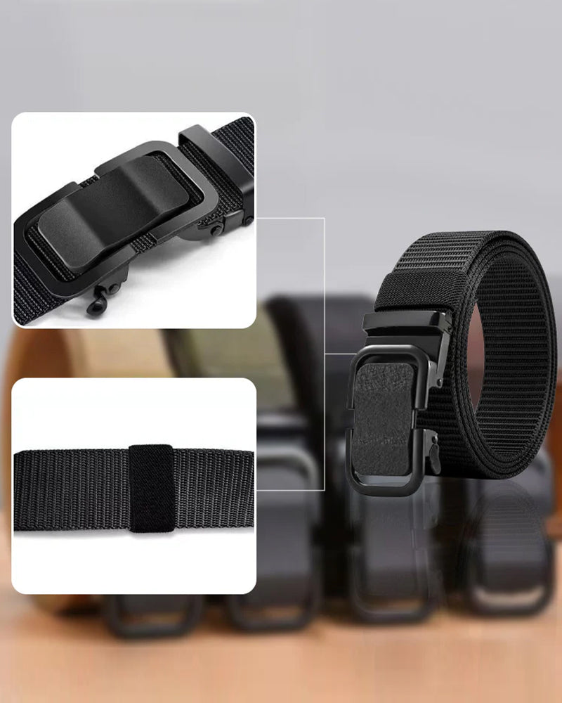 Ceinture Tactique Nylon pour Homme - Boucle Durable & Taille Ajustable