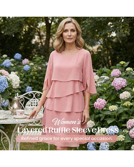 Robe Loose Col Rond Gâteau