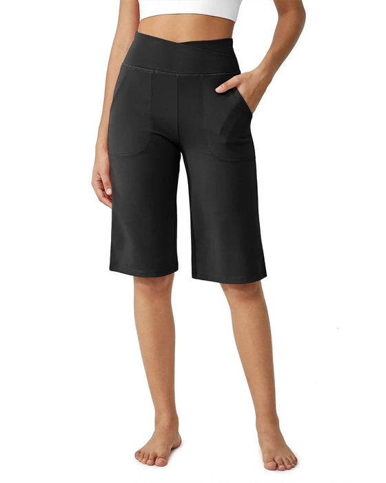 Shorts Décontractés Taille Mi-haute Mi-longueur
