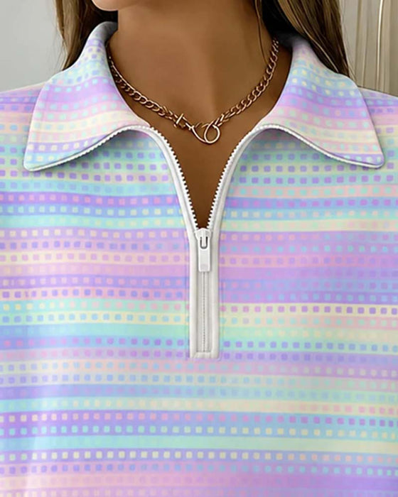 Sweat‑shirt Revers Manches Longues