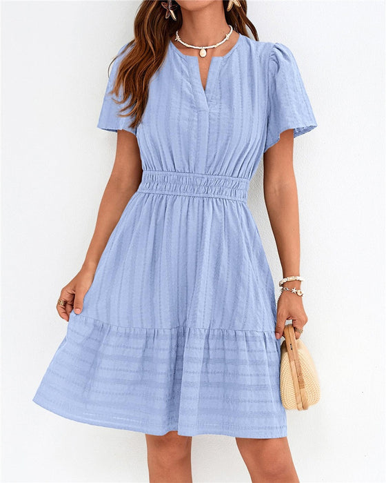 Robe Col V Coupe A