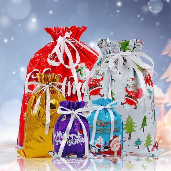 Sacs‑Cadeaux De Bonbons Du Père Noël