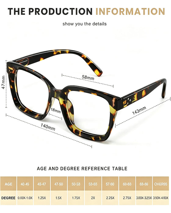 Lunettes De Lecture De Protection Des Yeux Mode