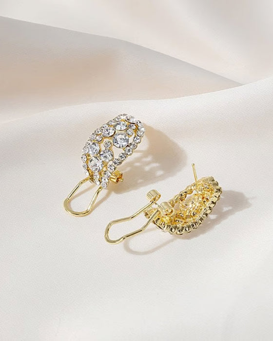 Boucles D'oreilles Diamants De Laboratoire Cerceau