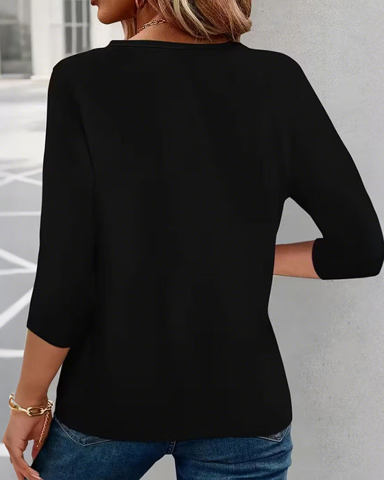 Haut En Forme De Cœur Avec Col En V