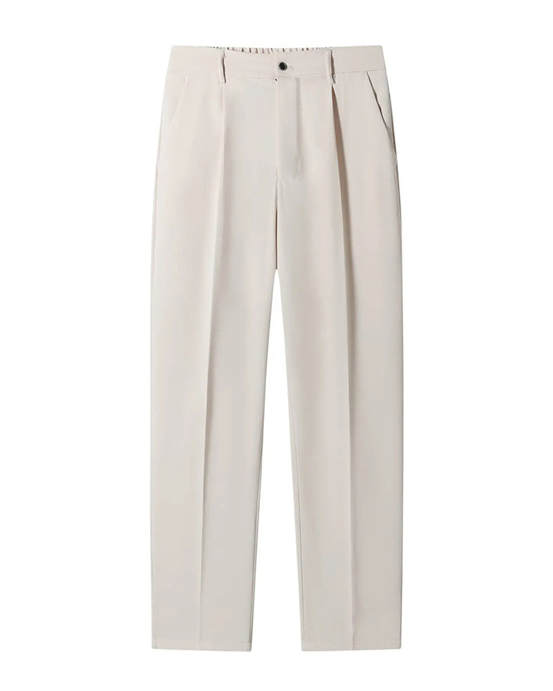 Pantalon Homme Poche Plissé Droit