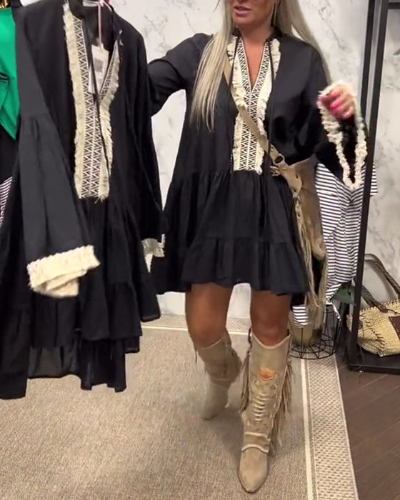 Robe Bohème Détendue pour Vacances