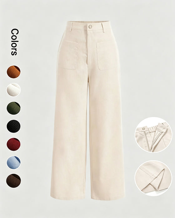 Pantalon Large Jambe Droit
