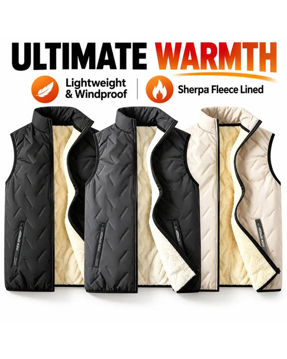 Gilet Chaud Décontracté Poche