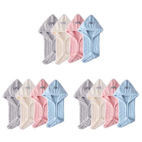 Turban Pour Cheveux Ultra-Absorbant À Séchage Rapide