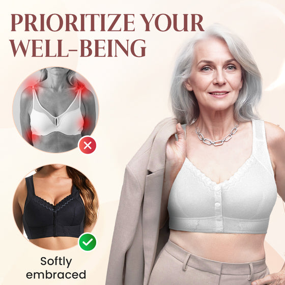Fermeture avant Soutien-gorge respirant pour Seniors