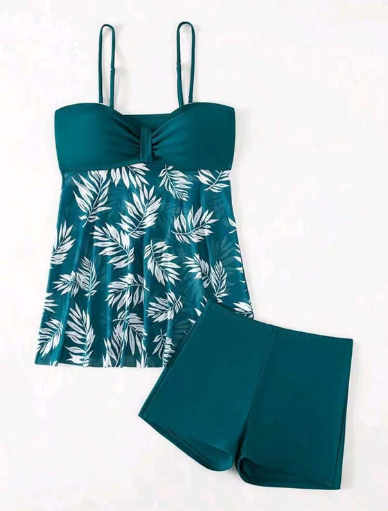 Tankini Sexy Imprimé Maille