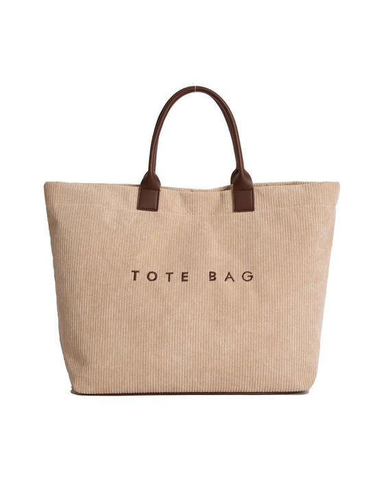 Sac Imprimé Lettre Tote