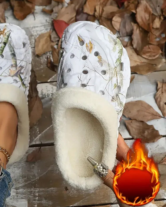 Chaussons motif élégant antidérapant