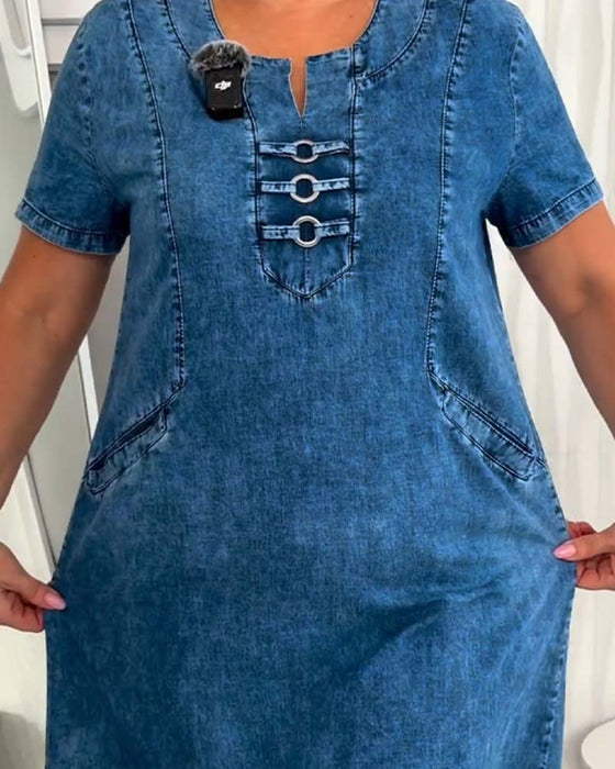 Robe Métal Boucle Décor